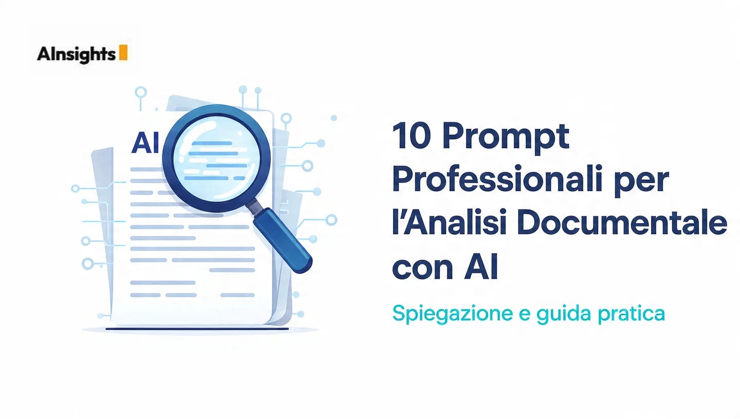 10 Prompt per l'Analisi Documentale con l'Intelligenza Artificiale