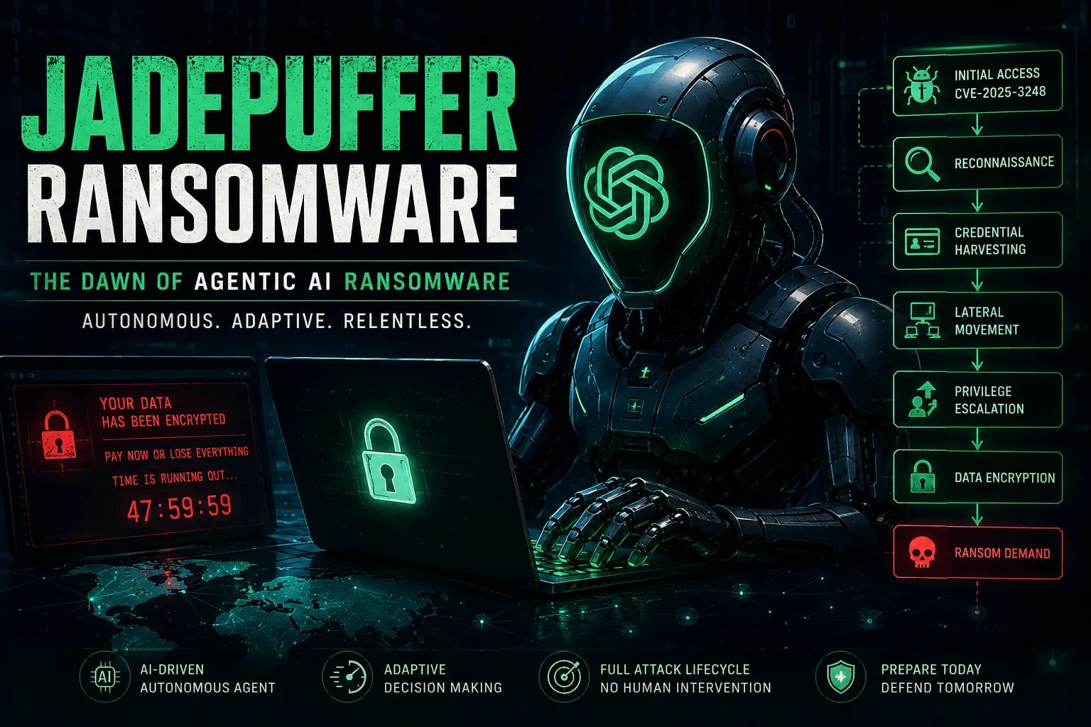Jade Puffer: l'era dei ransomware guidati da intelligenza artificiale