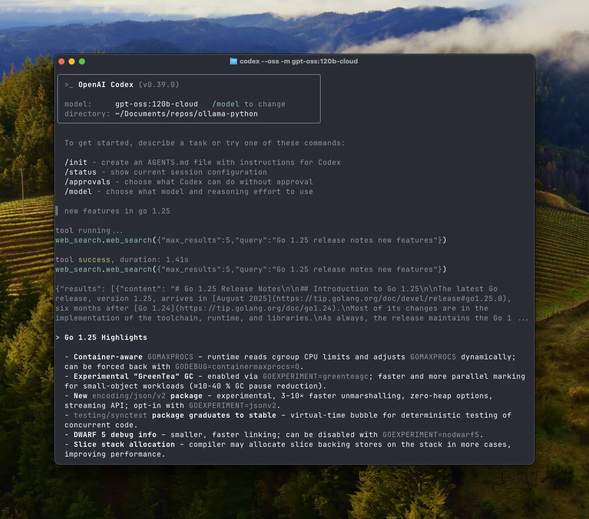 Demo di Codex
