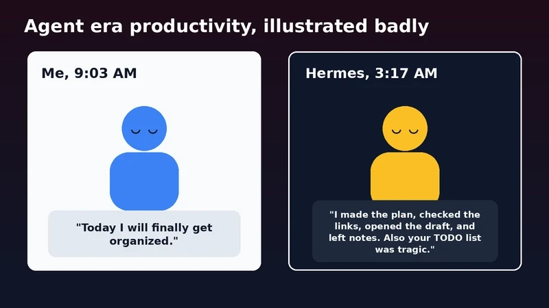 Meme sulla produttività di Hermes