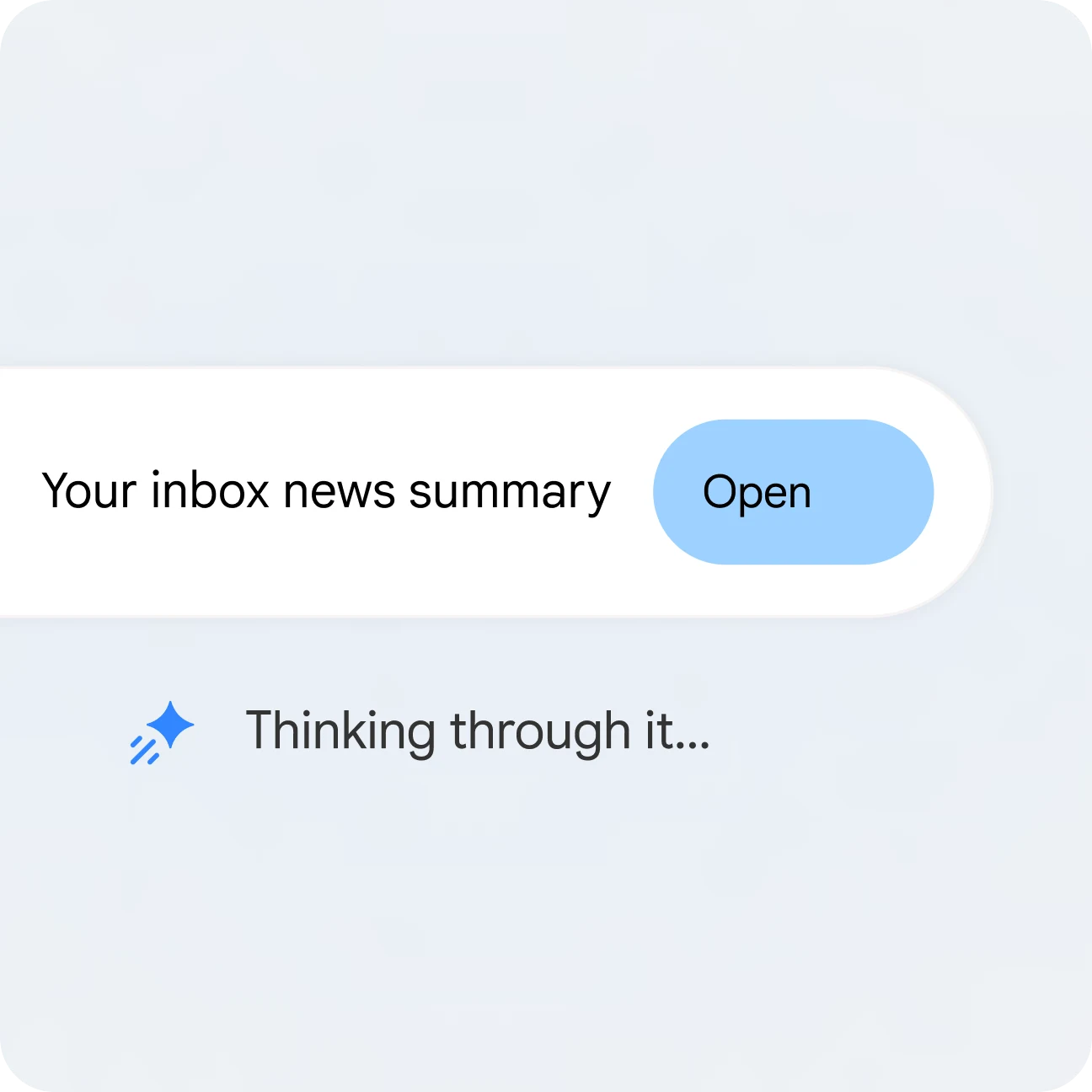 Sintesi della inbox in Gemini Spark